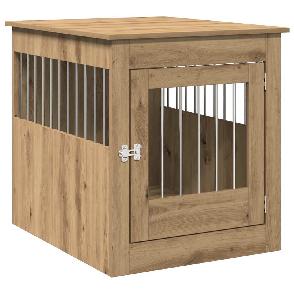 Hundbur artisan ek 64,5x80x71 cm konstruerat trä
