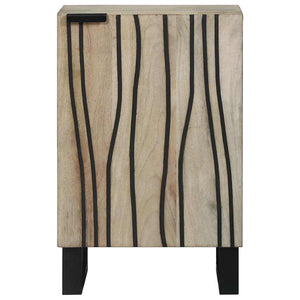 Badrumsskåp med handfat Vit 38 x 33,5 x 58 cm Konstruerat trä