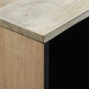 Sideboard Vit 80 x 33 x 75 cm massivt mangoträ