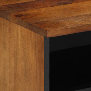 TV-skåp med låda Honung brun 100 x 33 x 46 cm Massivt mangoträ