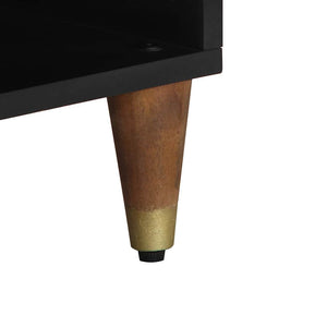 TV-skåp med låda Honung brun 80 x 33 x 46 cm Massivt mangoträ