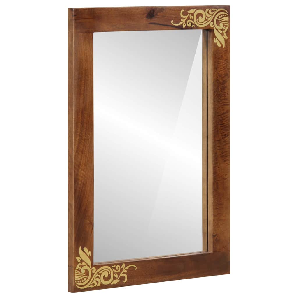 Badrumsspegel Honung brun 70 x 50 x 2,5 cm