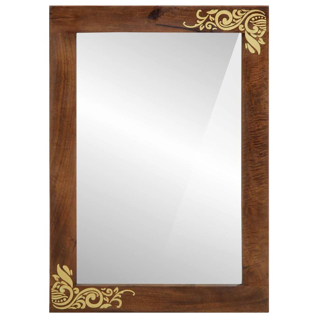 Badrumsspegel Honung brun 70 x 50 x 2,5 cm