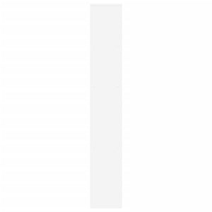 Bokhylla/Rumsavdelare vit 67x25x161,5 cm konstruerat trä