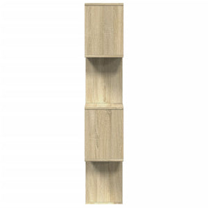 Bokhylla/Rumsavdelare 4 hyllor 70x24x129 cm konstruerat trä