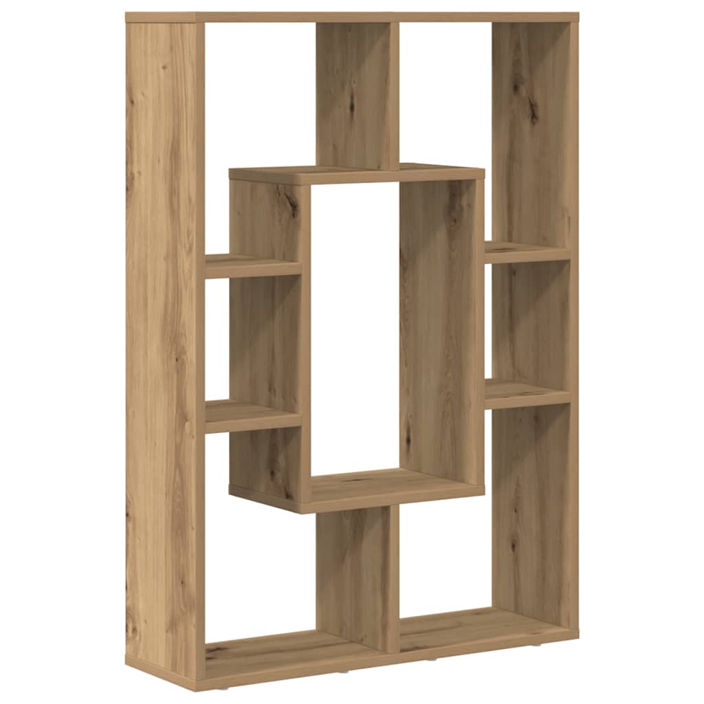 Bokhylla ek 63x20x90 cm konstruerat trä