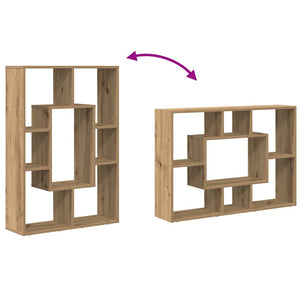 Bokhylla ek 63x20x90 cm konstruerat trä