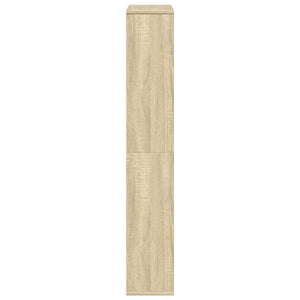 Bokhylla sonoma-ek 72x20x120 cm konstruerat trä