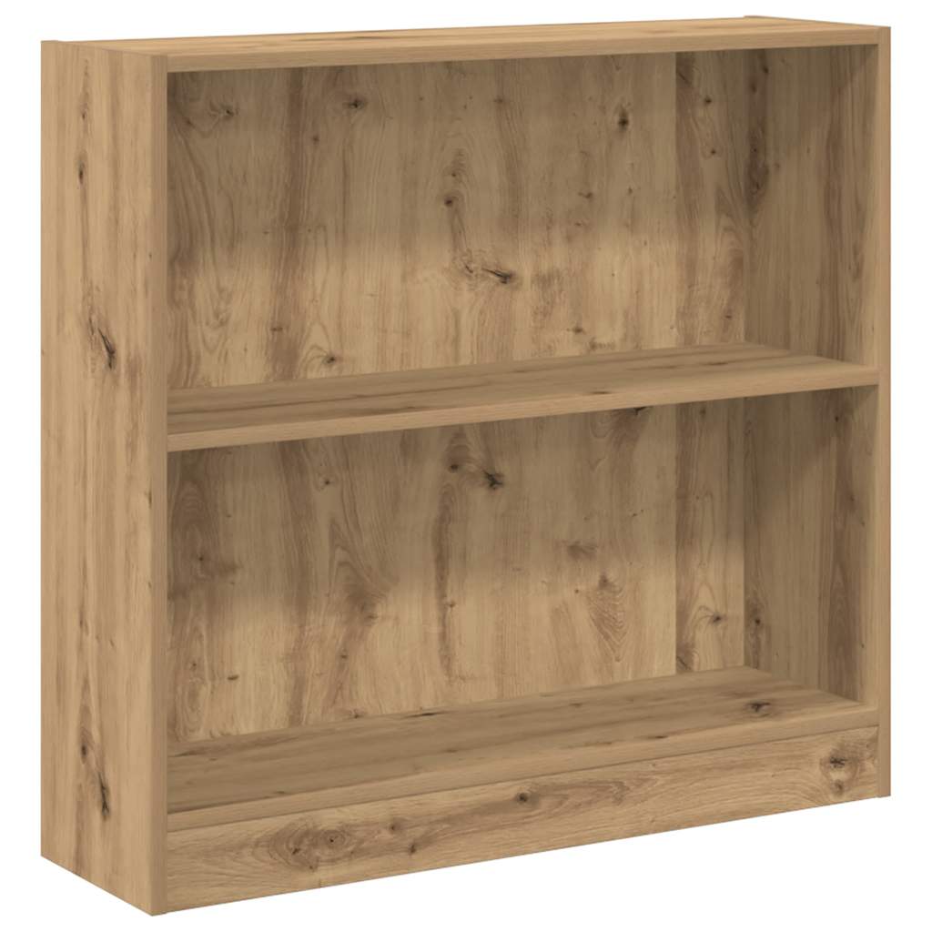 Bokhylla ek 80x24x76 cm konstruerat trä