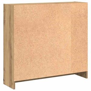 Bokhylla ek 80x24x76 cm konstruerat trä