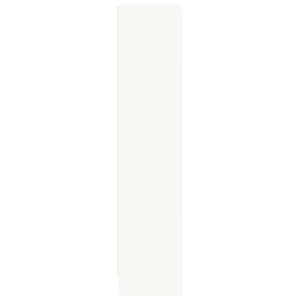 Bokhylla vit 80x24x109 cm konstruerat trä