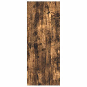 Bokhylla rökfärgad ek 40x30x77 cm konstruerat trä