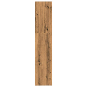 Bokhylla ek 80x30x152 cm konstruerat trä