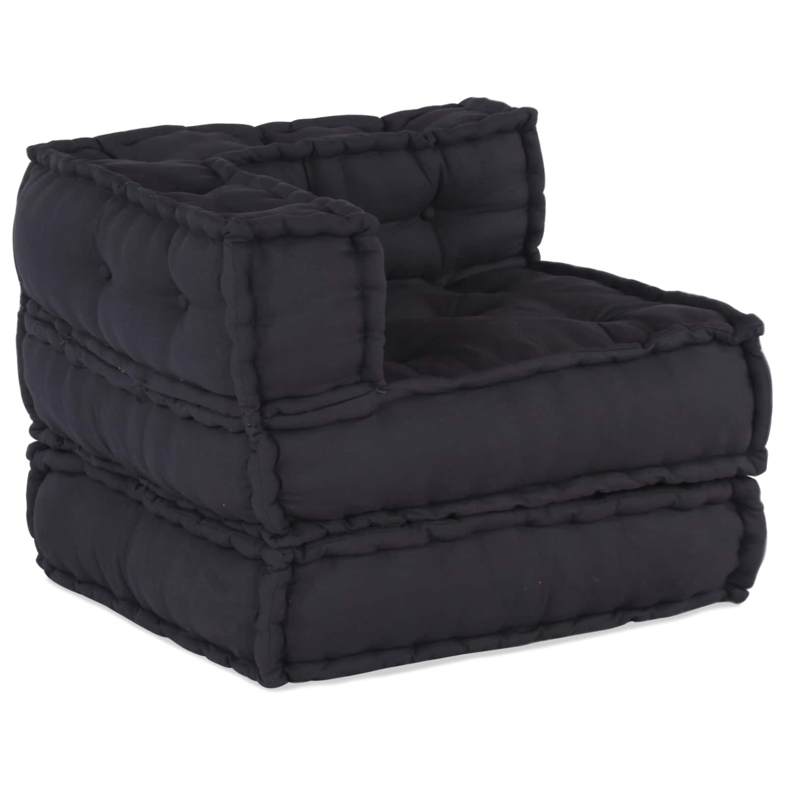 Modulsofa enhet 3 pcs Antracit Tyg
