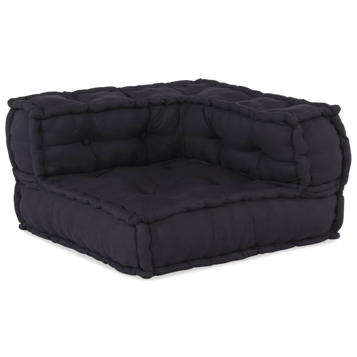Modulsofa enhet Tyg Antracit 210 x 140 x 56 cm