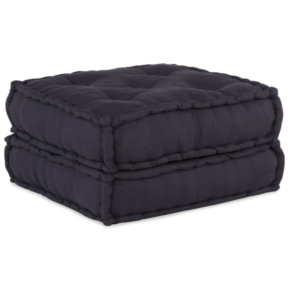 Modulsofa enhet 2 st Tyg Antracit 140 x 70 x 36 cm