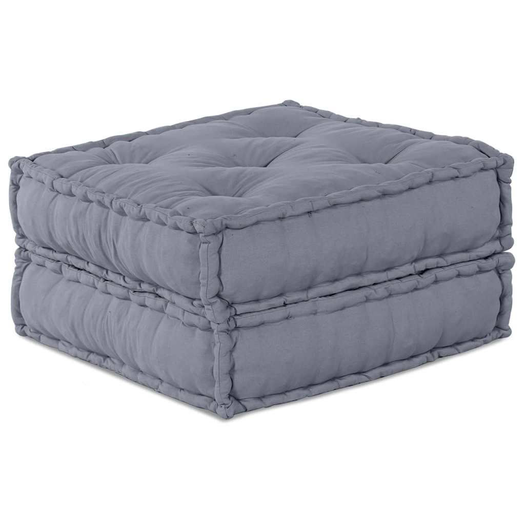 Modulsofa enhet 2 st Tyg Grå 140 x 70 x 36 cm