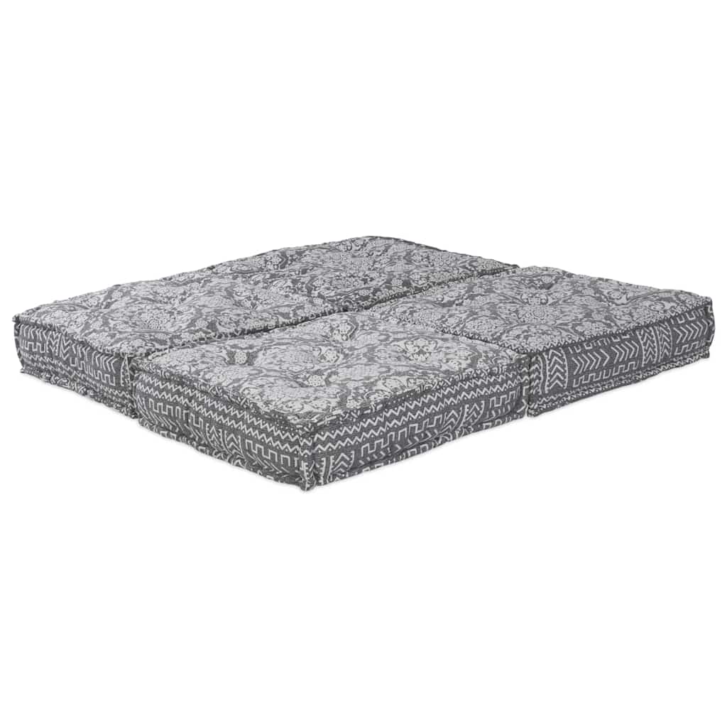 Modulsofa enhet 2 pcs Ljusgrå 140 x 70 x 36 cm Tyg