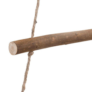 Hängande julgran med toppstjärna 74x150 cm naturlig gren