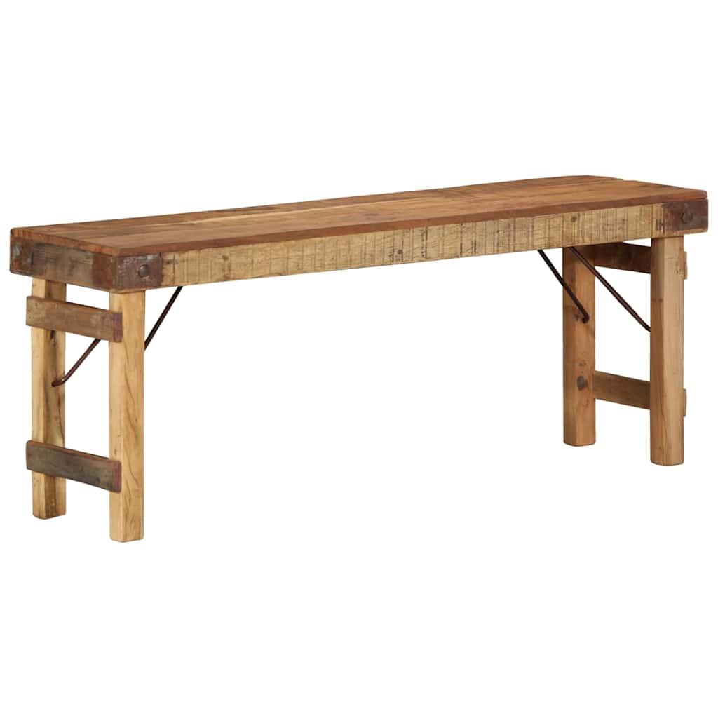 bänk Naturfärg 110 x 35 x 46 cm Återvunnet Gamla Trä
