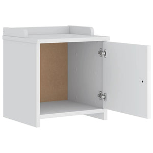 Hallbänk SANDNES vit 45x40x50 cm massiv trä furu