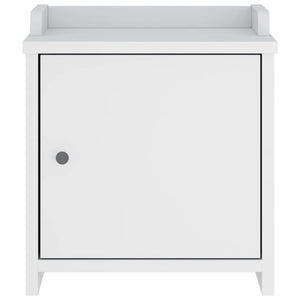 Hallbänk SANDNES vit 45x40x50 cm massiv trä furu