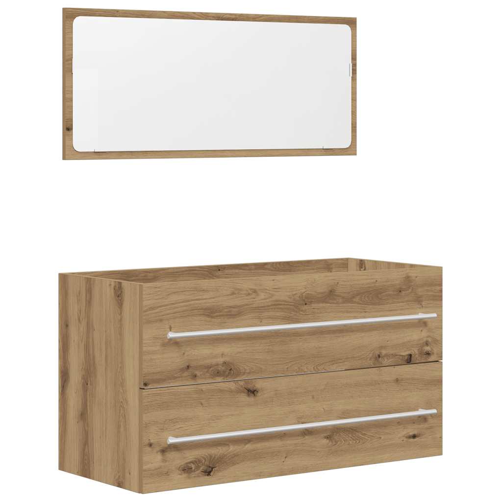 Badrumsmöbler set 2 delar artisan ek konstruerat trä