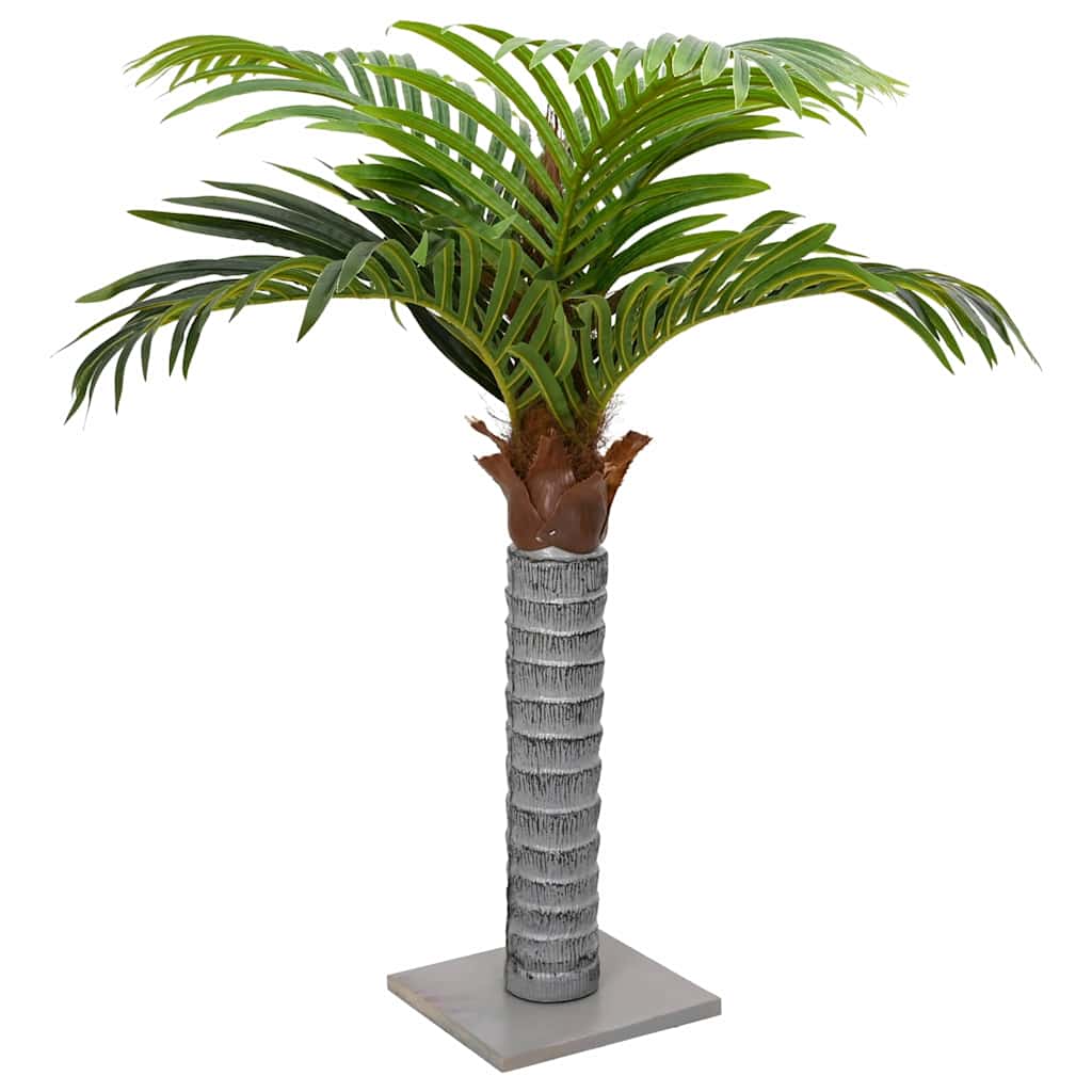 Konstgjord palm 6 blad 100 cm grön