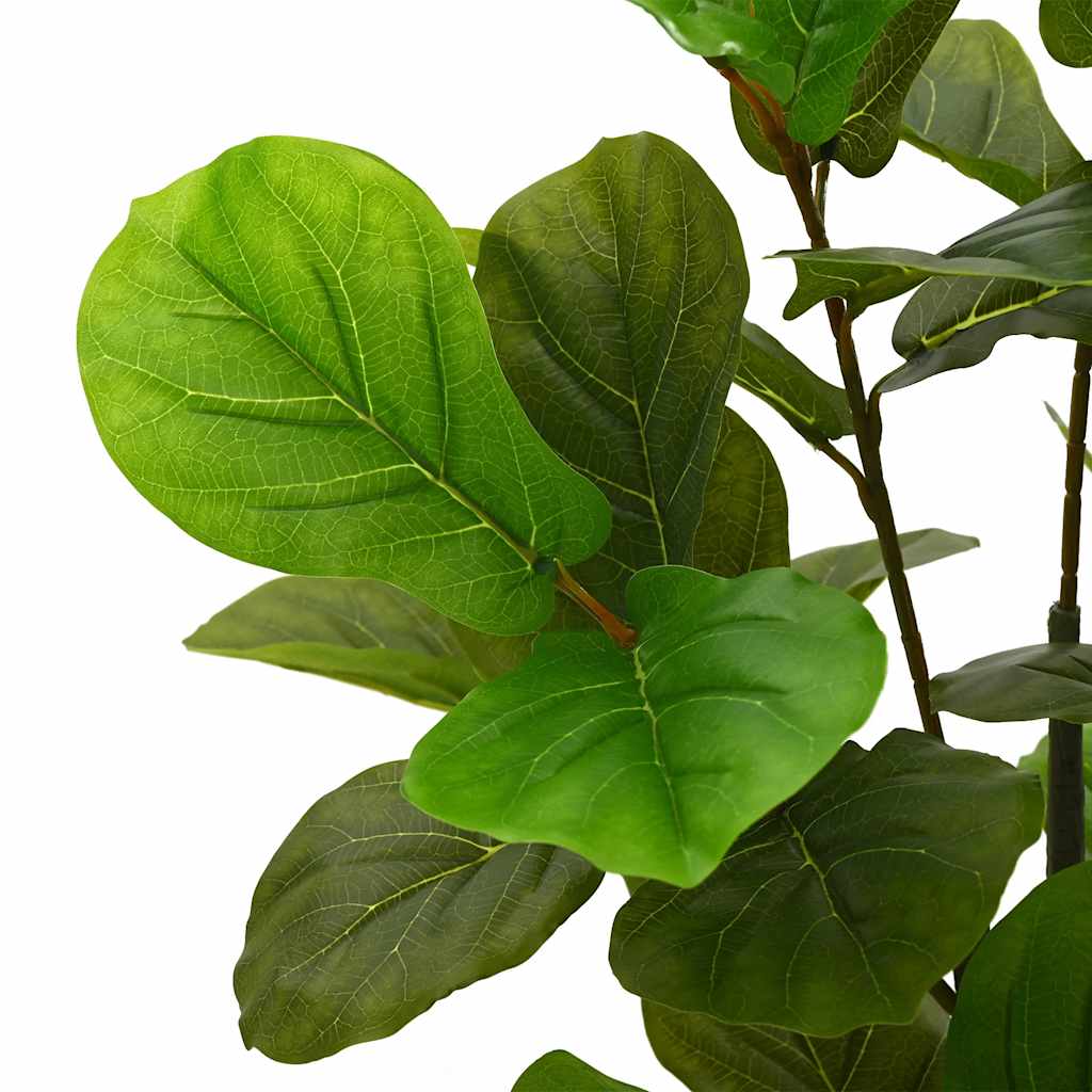 Konstgjort fikusträd 48 blad 165 cm grönt