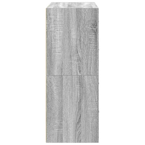 Skåp med 2 lådor 2 st grå sonoma 60x31x40 cm konstruerat trä