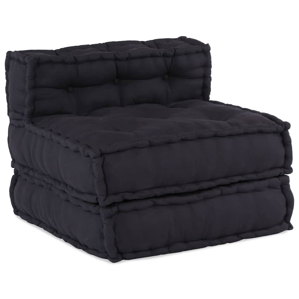 Modulär soffa antracit 70x70x54 tyg