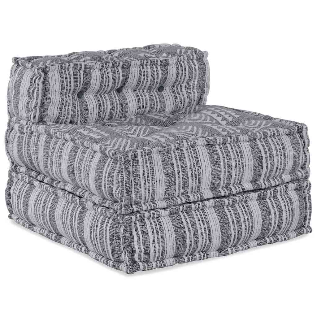 Modulsofa enhet Tyg Grå Tryck 70 x 70 x 56 cm