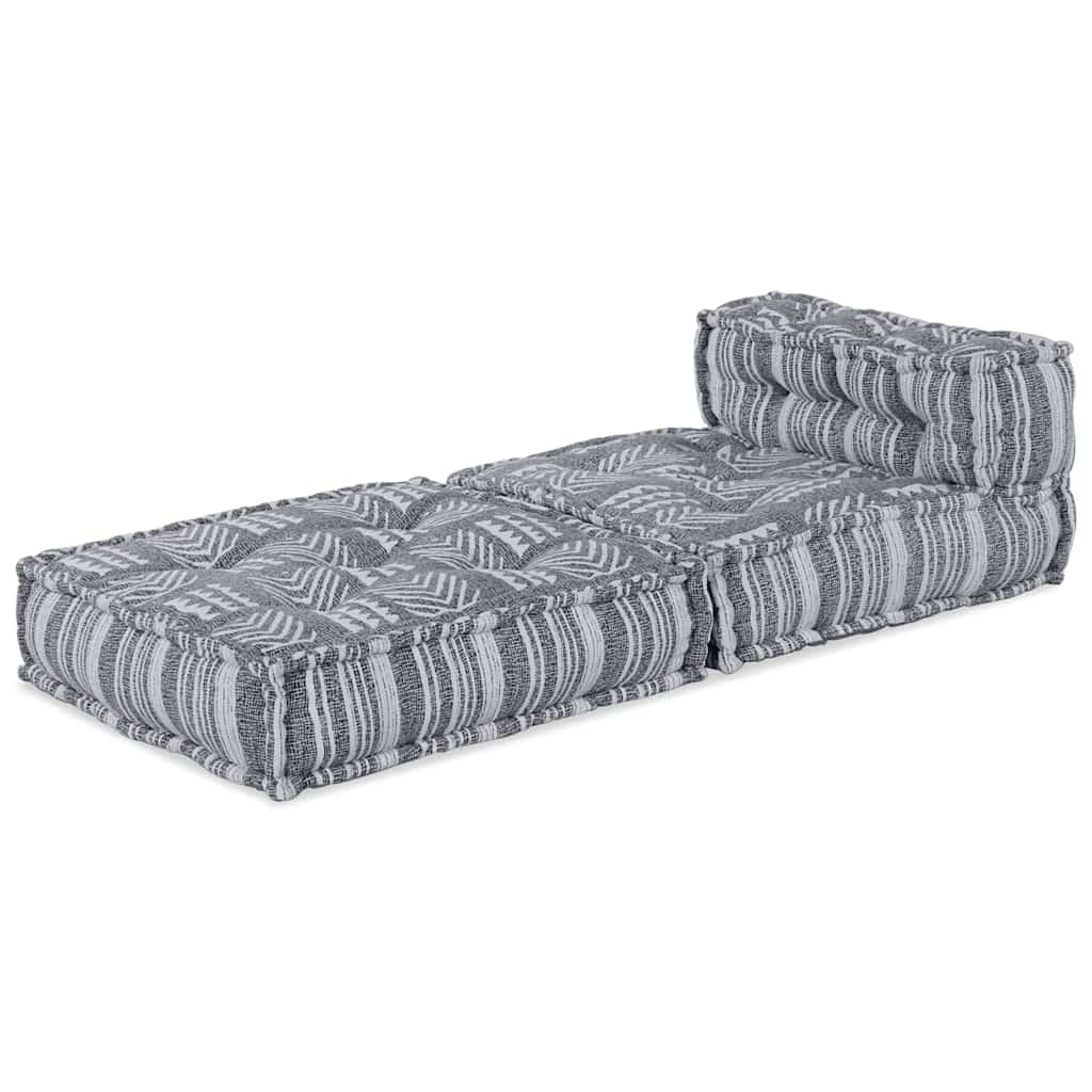 Modulsofa enhet Tyg Grå Tryck 70 x 70 x 56 cm