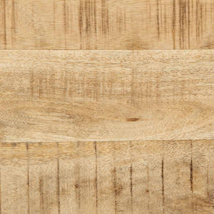 Vägghängt TV-skåp 100x32x25 cm massivt trä grov mango