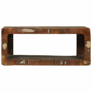 TV-skåp Flerfärgsdesign 60 x 30 x 25 cm Massivt återvunnet trä