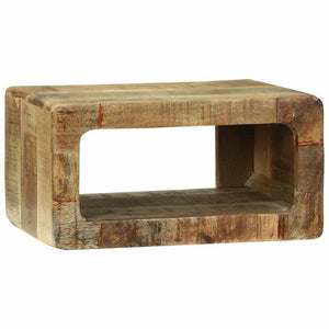 TV-skåp med förvaring med hylla 3 pcs Brun Massivt Mangoträ