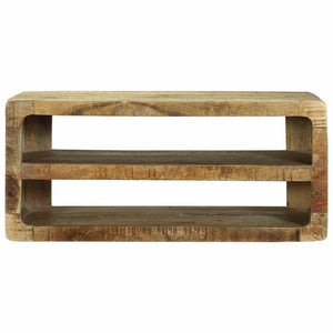 TV-skåp med hylla Brun 80 x 32 x 36 cm Massivt Mangoträ