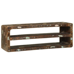 TV-skåp Flerfärgsdesign 100 x 32 x 36 cm Massivt återvunnet trä