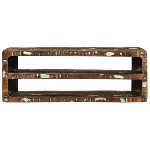 TV-skåp Flerfärgsdesign 100 x 32 x 36 cm Massivt återvunnet trä