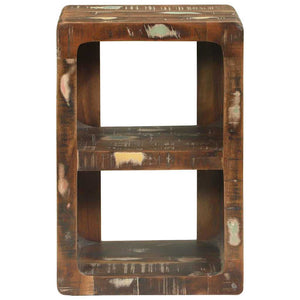 TV-skåp Flerfärgsdesign 36 x 30 x 54 cm Massivt återvunnet trä