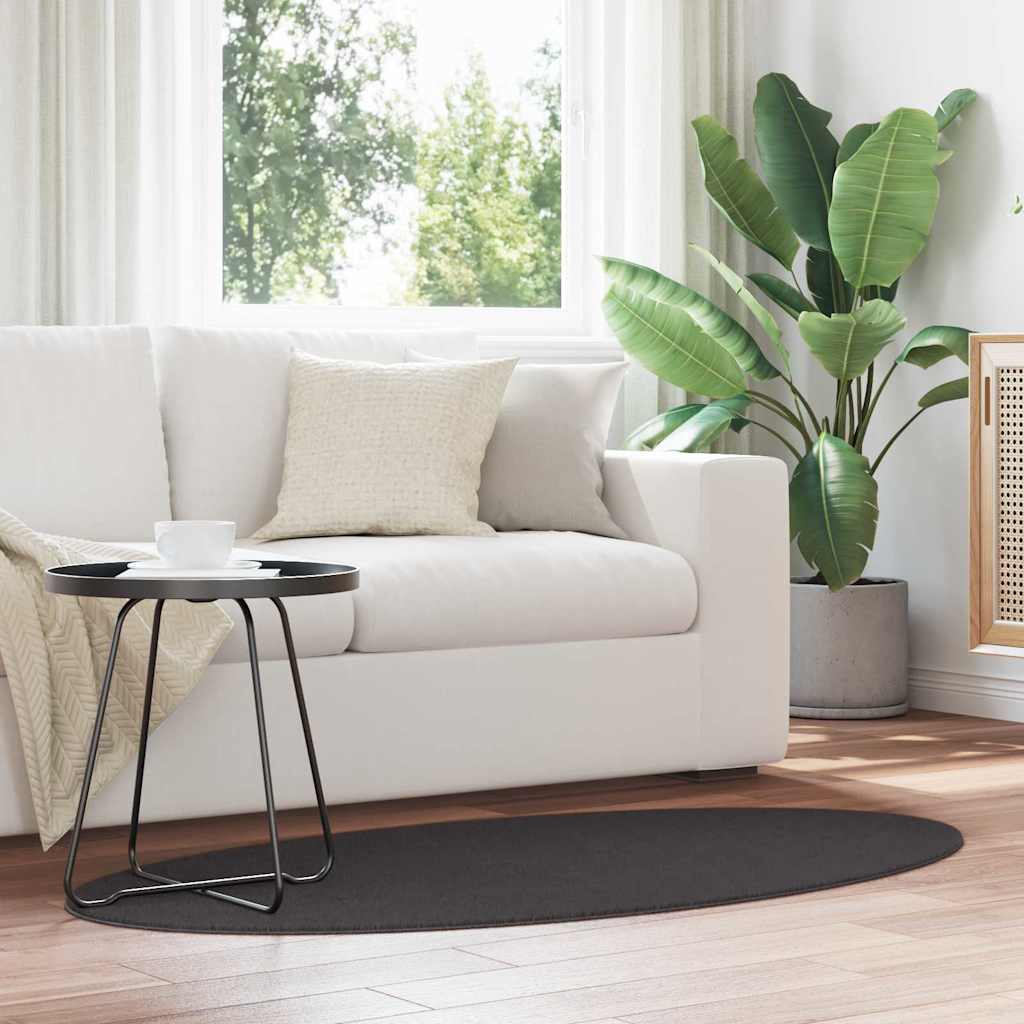 Matta HUARTE Antracit 80 x 150 cm 100% Polyester