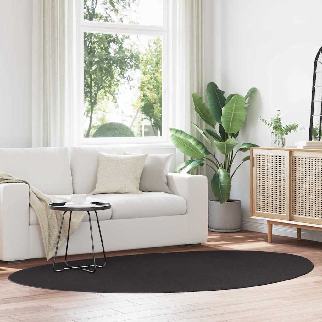 Matta HUARTE Svart 160 x 230 cm Polyester