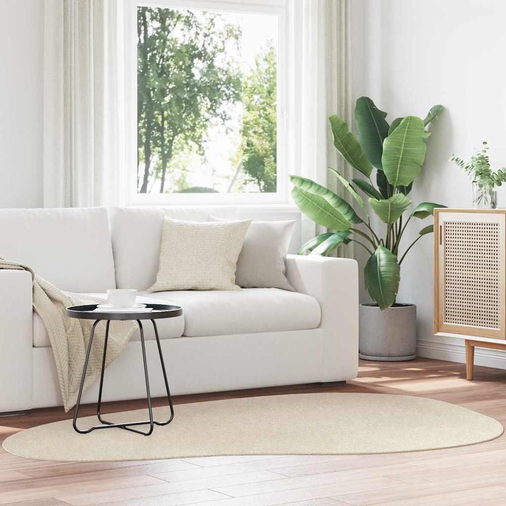Matta HUARTE Beige 140 x 200 cm Polyester