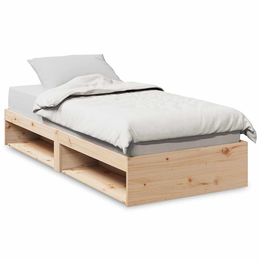 Dagbädd utan madrass 100x200 cm massiv furu