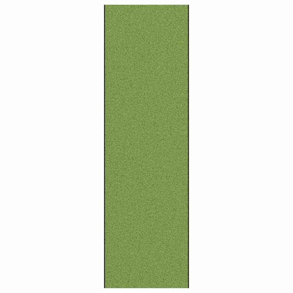 Dörrmatta Grön och svart 120 x 400 cm 100% Polyamid