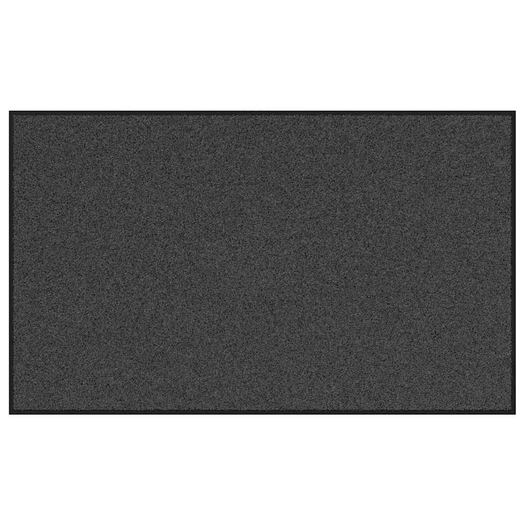 Dörrmatta Antracit och svart 90 x 150 cm Polypropylen och vinyl