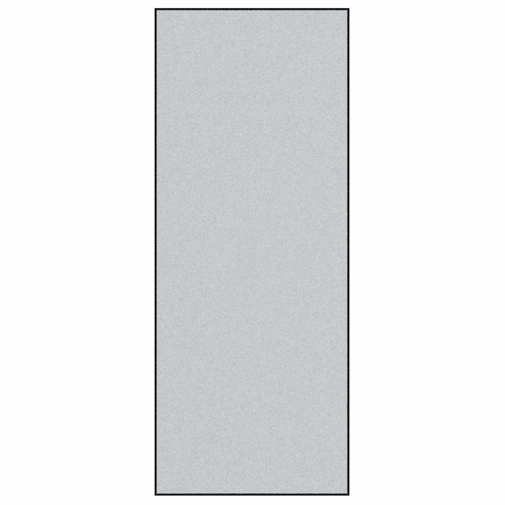 Dörrmatta Grå och svart 120 x 300 cm Polypropylen och vinyl