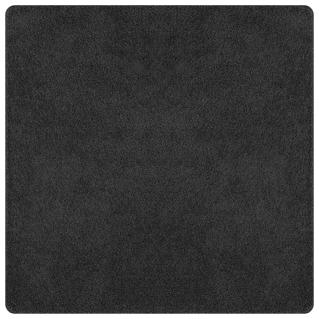 Anti-glid Shaggy Matta Mörkgrå 160 x 160 cm PP