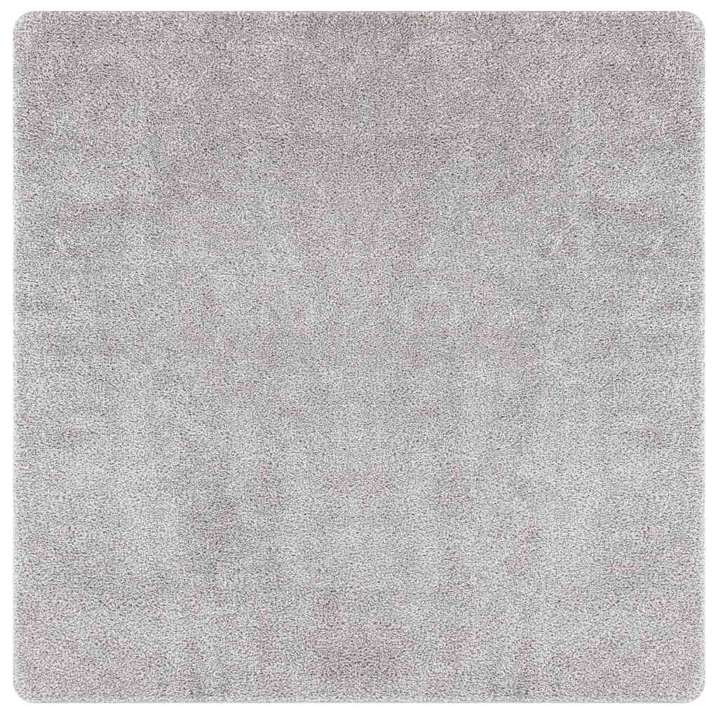 Anti-glid Shaggy Matta Grå 160 x 160 cm PP