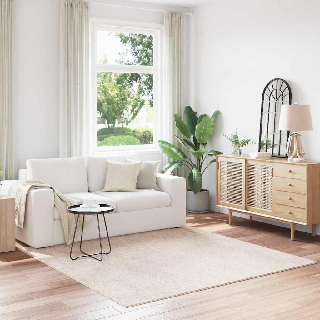 Anti-glid Shaggy Matta Kräm 200 x 200 cm PP